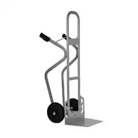 Foto articolo dell\'articolo Carrello in acciaio - Ruote pneumatiche - Capacità  350 kg